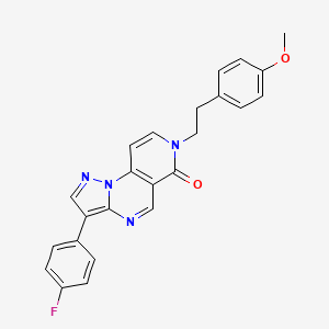 3-(4-fluorophenyl)-7-(4-methoxyphenethyl)pyrazolo[1,5-a]pyrido[3,4-e]pyrimidin-6(7H)-one