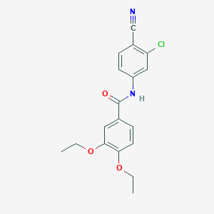 N-(3-chloro-4-cyanophenyl)-3,4-diethoxybenzamide