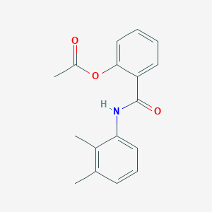 2-[(2,3-Dimethylphenyl)carbamoyl]phenyl acetate