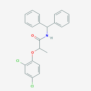 2-(2,4-dichlorophenoxy)-N-(diphenylmethyl)propanamide