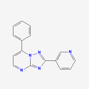 7-Phenyl-2-(pyridin-3-yl)[1,2,4]triazolo[1,5-a]pyrimidine