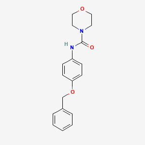 N-[4-(benzyloxy)phenyl]morpholine-4-carboxamide