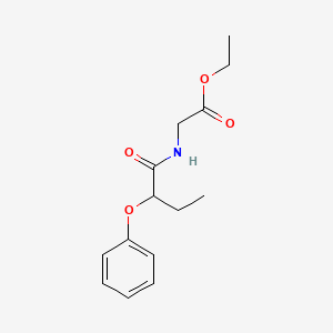 ethyl N-(2-phenoxybutanoyl)glycinate