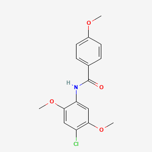 N-(4-chloro-2,5-dimethoxyphenyl)-4-methoxybenzamide