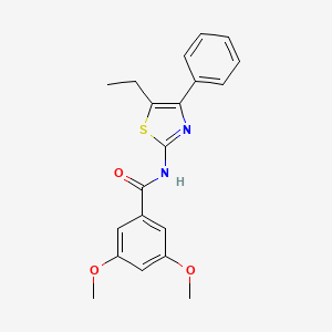 N-(5-ethyl-4-phenyl-1,3-thiazol-2-yl)-3,5-dimethoxybenzamide