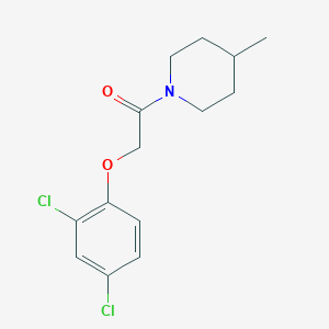 2-(2,4-Dichlorophenoxy)-1-(4-methylpiperidin-1-yl)ethanone