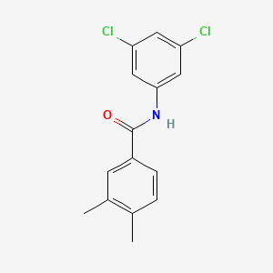 molecular formula C15H13Cl2NO B11175419 N-(3,5-dichlorophenyl)-3,4-dimethylbenzamide 