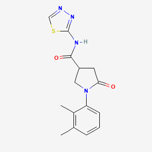 1-(2,3-dimethylphenyl)-5-oxo-N-(1,3,4-thiadiazol-2-yl)pyrrolidine-3-carboxamide