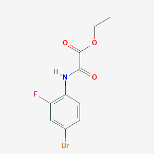 Ethyl [(4-bromo-2-fluorophenyl)amino](oxo)acetate