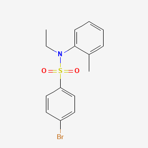 4-bromo-N-ethyl-N-(2-methylphenyl)benzenesulfonamide