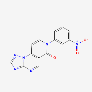 7-(3-nitrophenyl)pyrido[3,4-e][1,2,4]triazolo[1,5-a]pyrimidin-6(7H)-one