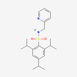 2,4,6-tri(propan-2-yl)-N-(pyridin-2-ylmethyl)benzenesulfonamide