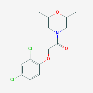 2-(2,4-Dichlorophenoxy)-1-(2,6-dimethylmorpholin-4-yl)ethanone