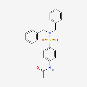 N-[4-(dibenzylsulfamoyl)phenyl]acetamide