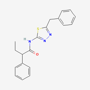 N-(5-benzyl-1,3,4-thiadiazol-2-yl)-2-phenylbutanamide