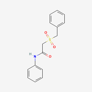 2-(benzylsulfonyl)-N-phenylacetamide