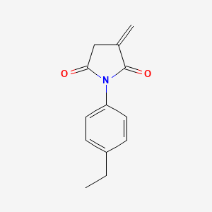 1-(4-Ethylphenyl)-3-methylidenepyrrolidine-2,5-dione