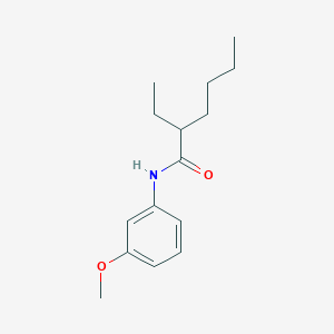 molecular formula C15H23NO2 B11175942 2-ethyl-N-(3-methoxyphenyl)hexanamide 