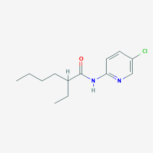 molecular formula C13H19ClN2O B11175950 N-(5-chloropyridin-2-yl)-2-ethylhexanamide 