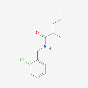 N-[(2-chlorophenyl)methyl]-2-methylpentanamide