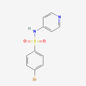 molecular formula C11H9BrN2O2S B11176008 4-bromo-N-(pyridin-4-yl)benzenesulfonamide 