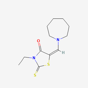 5-(1-Azepanylmethylidene)-3-ethyl-2-thioxo-1,3-thiazolidin-4-one