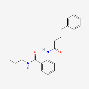 2-[(4-phenylbutanoyl)amino]-N-propylbenzamide