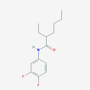 N-(3,4-difluorophenyl)-2-ethylhexanamide