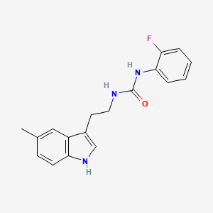 1-(2-fluorophenyl)-3-[2-(5-methyl-1H-indol-3-yl)ethyl]urea