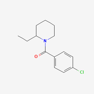 (4-Chlorophenyl)(2-ethylpiperidin-1-yl)methanone