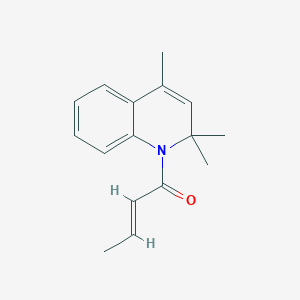 molecular formula C16H19NO B11176189 1-(2,2,4-Trimethyl-2H-quinolin-1-yl)-but-2-en-1-one 