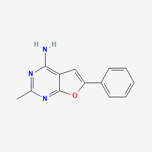 2-Methyl-6-phenylfuro[2,3-d]pyrimidin-4-amine