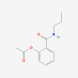 2-(Propylcarbamoyl)phenyl acetate