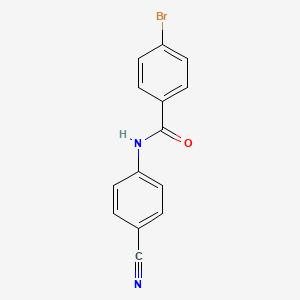 4-bromo-N-(4-cyanophenyl)benzamide