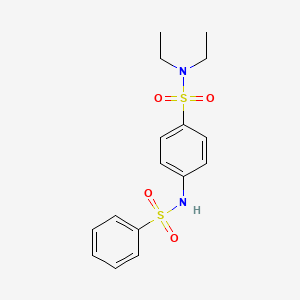 N,N-diethyl-4-[(phenylsulfonyl)amino]benzenesulfonamide