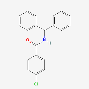 4-chloro-N-(diphenylmethyl)benzamide