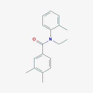 N-ethyl-3,4-dimethyl-N-(2-methylphenyl)benzamide