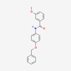 N-[4-(benzyloxy)phenyl]-3-methoxybenzamide