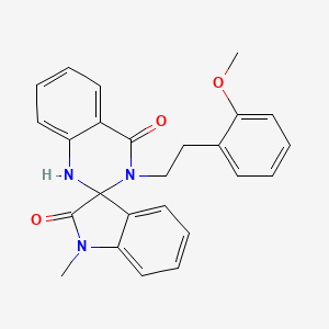 3'-[2-(2-methoxyphenyl)ethyl]-1-methyl-1'H-spiro[indole-3,2'-quinazoline]-2,4'(1H,3'H)-dione