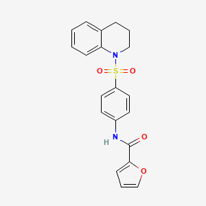 N-[4-(3,4-dihydroquinolin-1(2H)-ylsulfonyl)phenyl]furan-2-carboxamide