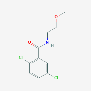 2,5-dichloro-N-(2-methoxyethyl)benzamide