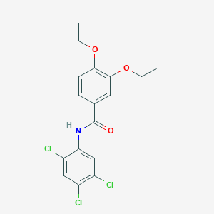 3,4-diethoxy-N-(2,4,5-trichlorophenyl)benzamide