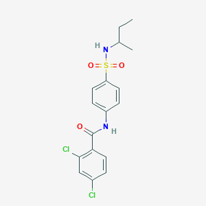 N-[4-(butan-2-ylsulfamoyl)phenyl]-2,4-dichlorobenzamide