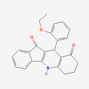 10-(2-ethoxyphenyl)-6,7,8,10-tetrahydro-5H-indeno[1,2-b]quinoline-9,11-dione