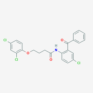 N-(2-benzoyl-4-chlorophenyl)-4-(2,4-dichlorophenoxy)butanamide