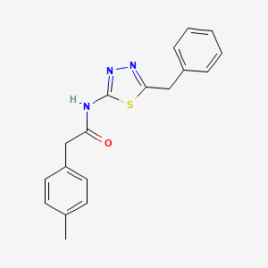 N-(5-benzyl-1,3,4-thiadiazol-2-yl)-2-(4-methylphenyl)acetamide