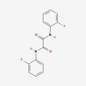 Ethanediamide, N,N'-bis(2-fluorophenyl)-