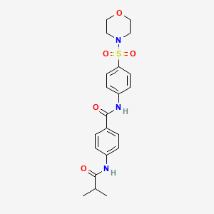 4-Isobutyrylamino-N-[4-(morpholine-4-sulfonyl)-phenyl]-benzamide