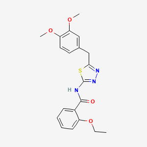 N-[5-(3,4-Dimethoxy-benzyl)-[1,3,4]thiadiazol-2-yl]-2-ethoxy-benzamide