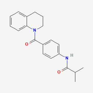 N-[4-(3,4-Dihydro-2H-quinoline-1-carbonyl)-phenyl]-isobutyramide